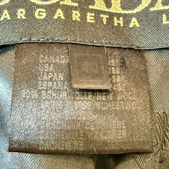 Vintage Escada by Margaretha Ley Checked Wool Jacket- Embellished Blazer - Picture 11 of 11